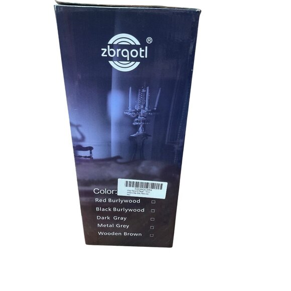 Zbrqotl Turntable Player With Wooden Finish & Clear Lid For Vinyl Records - Picture 5 of 7